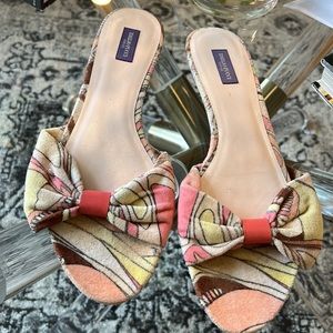Emilio Pucci terry sandals
